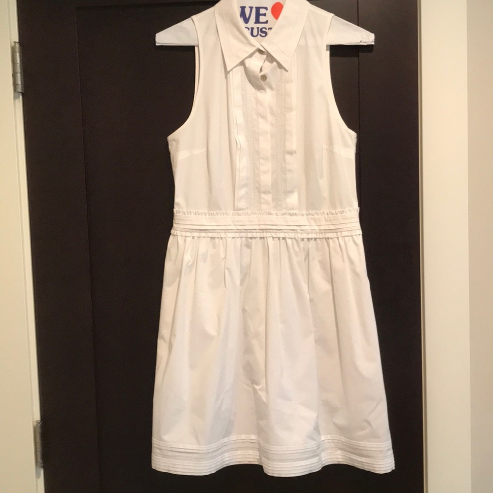 White Diane vonFurstenberg tennis dress